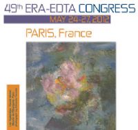 Le Congrès de l'ERA-EDTA. Du 24 au 27 mai 2012 à Paris. Paris. 